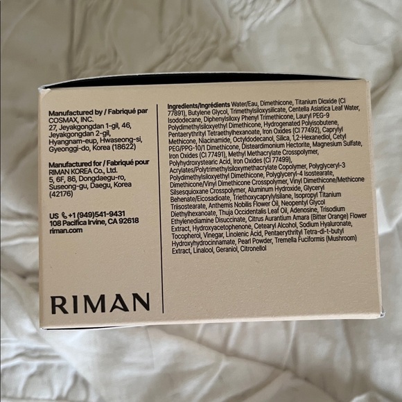 VIRAL Korean Beauty Riman Luminous Glow Cushion Foundation 23 Natural Beige - Picture 9 of 9